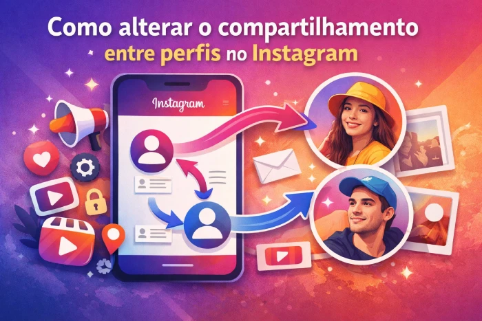 Como alterar o compartilhamento entre perfis no Instagram