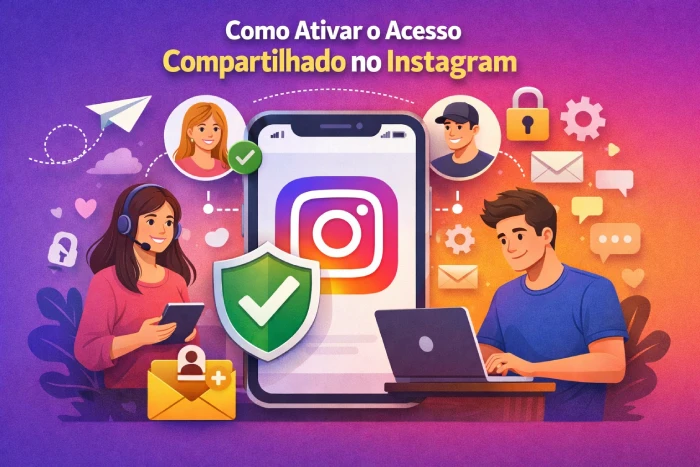 Como ativar o acesso compartilhado no Instagram